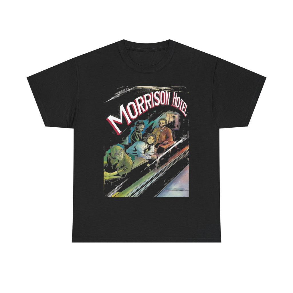 The Doors Morrison Hotel Album T-shirt, Unisex Black T-shirt