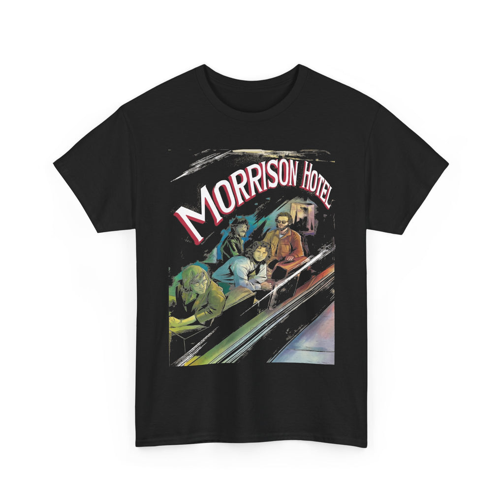 The Doors Morrison Hotel Album T-shirt, Unisex Black T-shirt